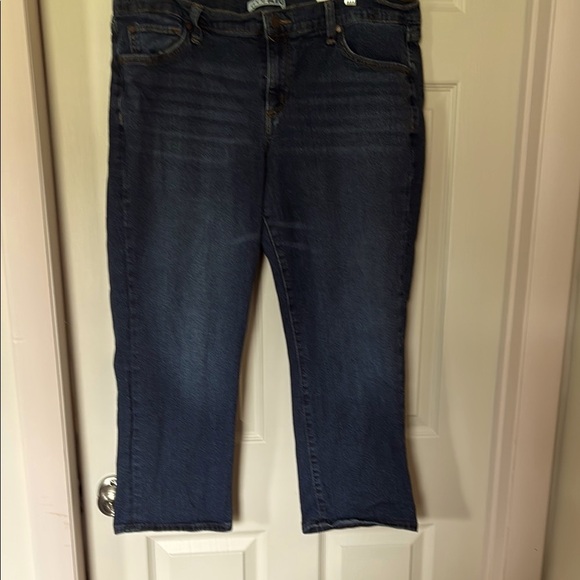 Code Bleu Blue Ankle Cropped Jeans - Picture 1 of 2